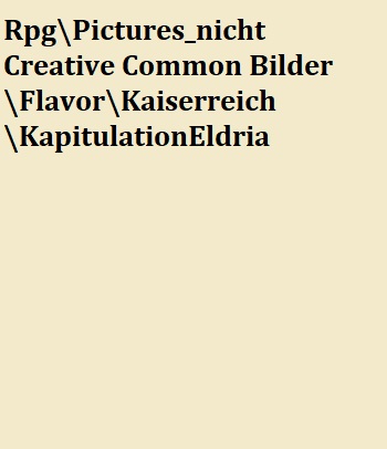 Der Fürst von Aerlham kapituliert vor dem Kaiser
