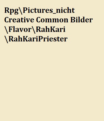 Ein Hohepriester der Rah Kari mit einer rituellen Klinge