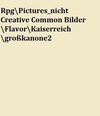 Konzept einer Großkanone aus dem Jahre 411