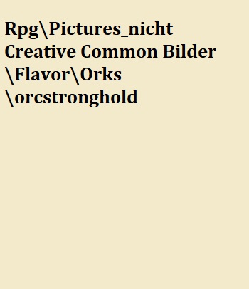 Orksiedlung in den Südwestlichen Bergen Eldrias
